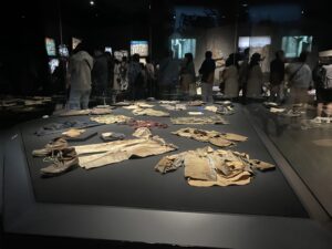 本館の被爆者の遺品の展示